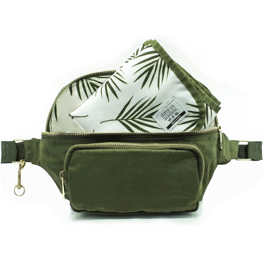 Green Belt Diaper Bag